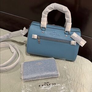 NWT, COACH set- Style CC143, brand new satchel & matching wallet